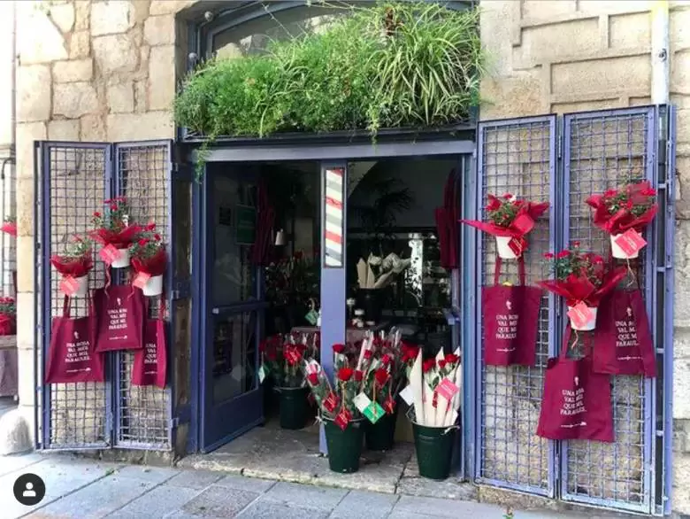 Flor a punt (Floristería) - Plaça del Vi